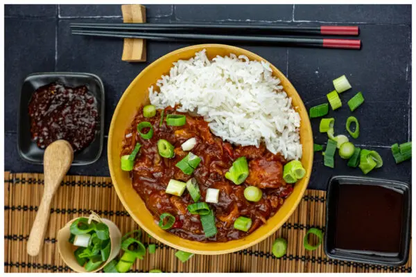 Malse babi pangang uit de slowcooker