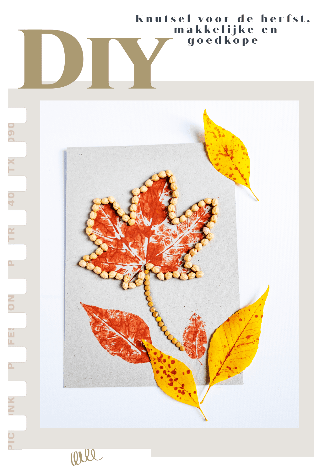 Knutsel voor de herfst, makkelijke en goedkope