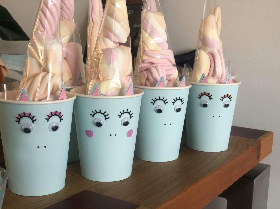 Unicorn traktatie spekjes