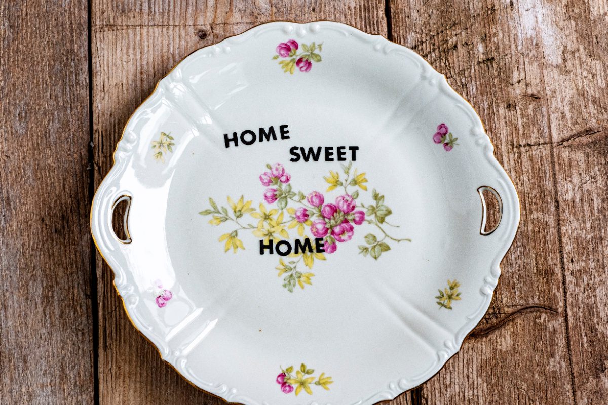 Diy: brocante borden met tekst