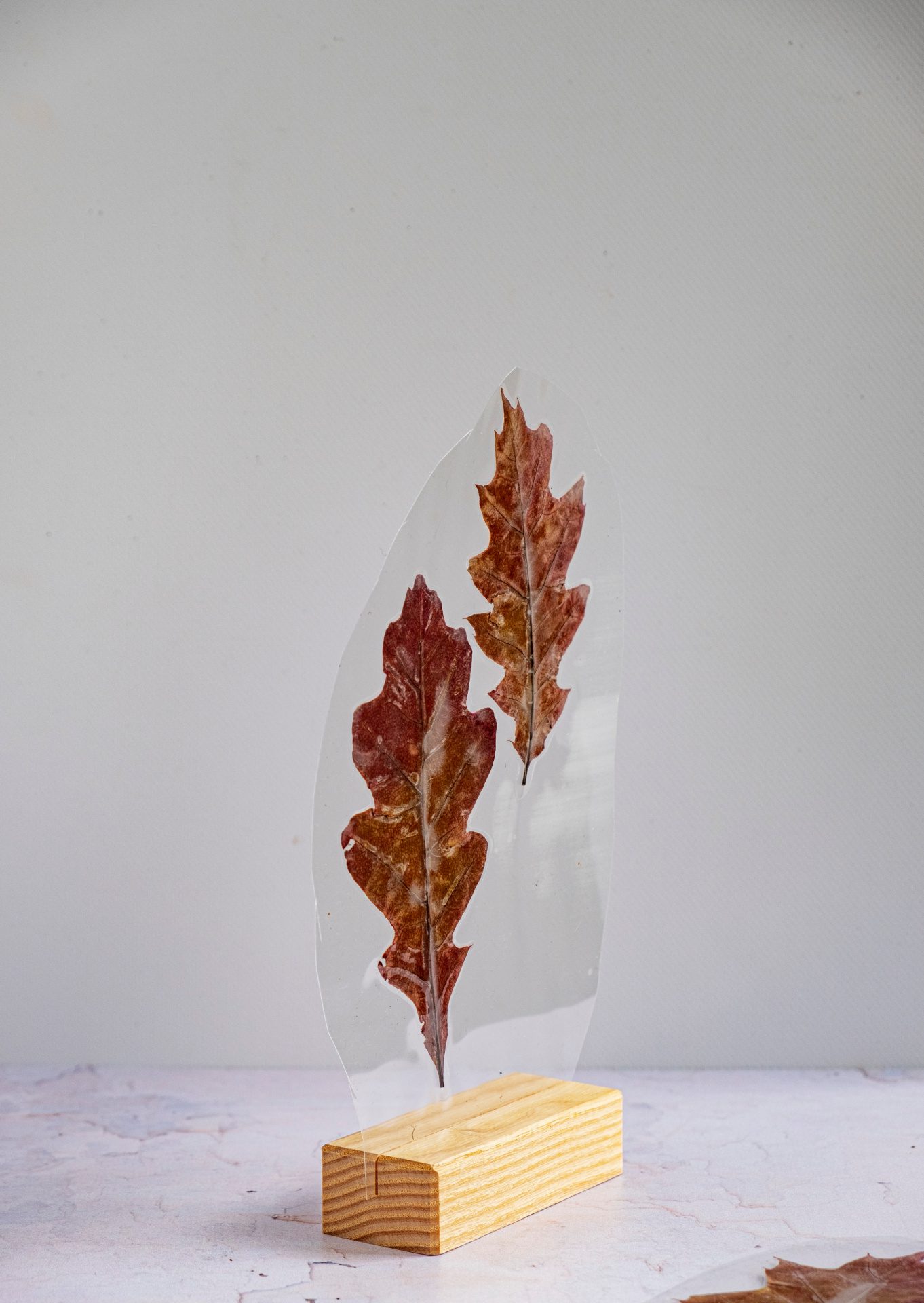 Geweldige idee met herfstbladeren