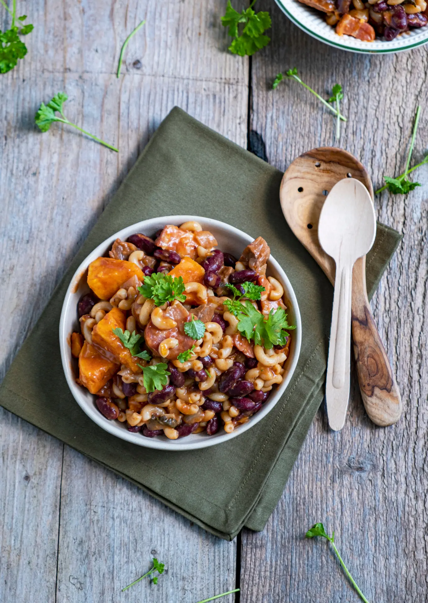 Bonenschotel op Portugese wijze