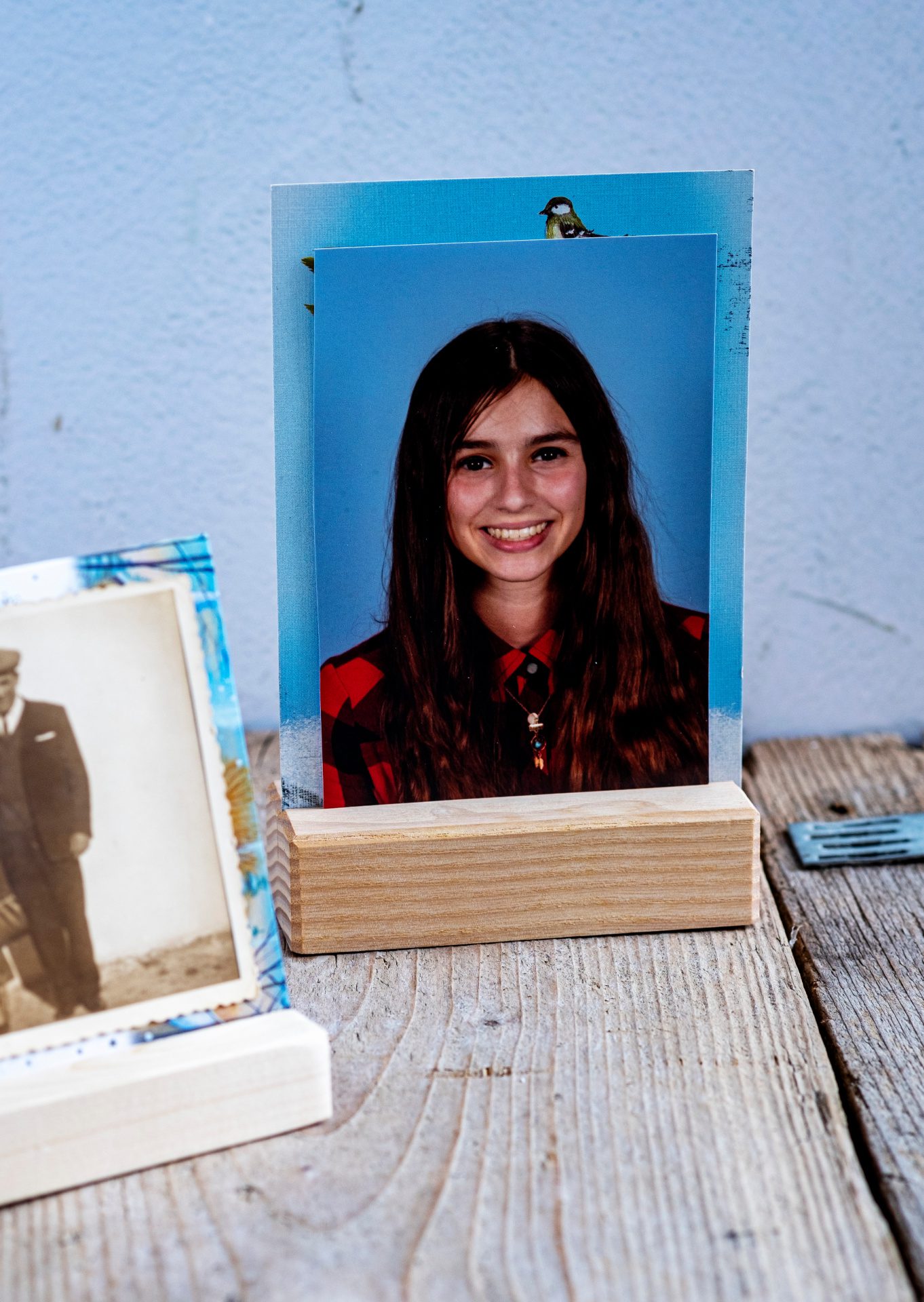 Foto’s op standaard kerstkaarten