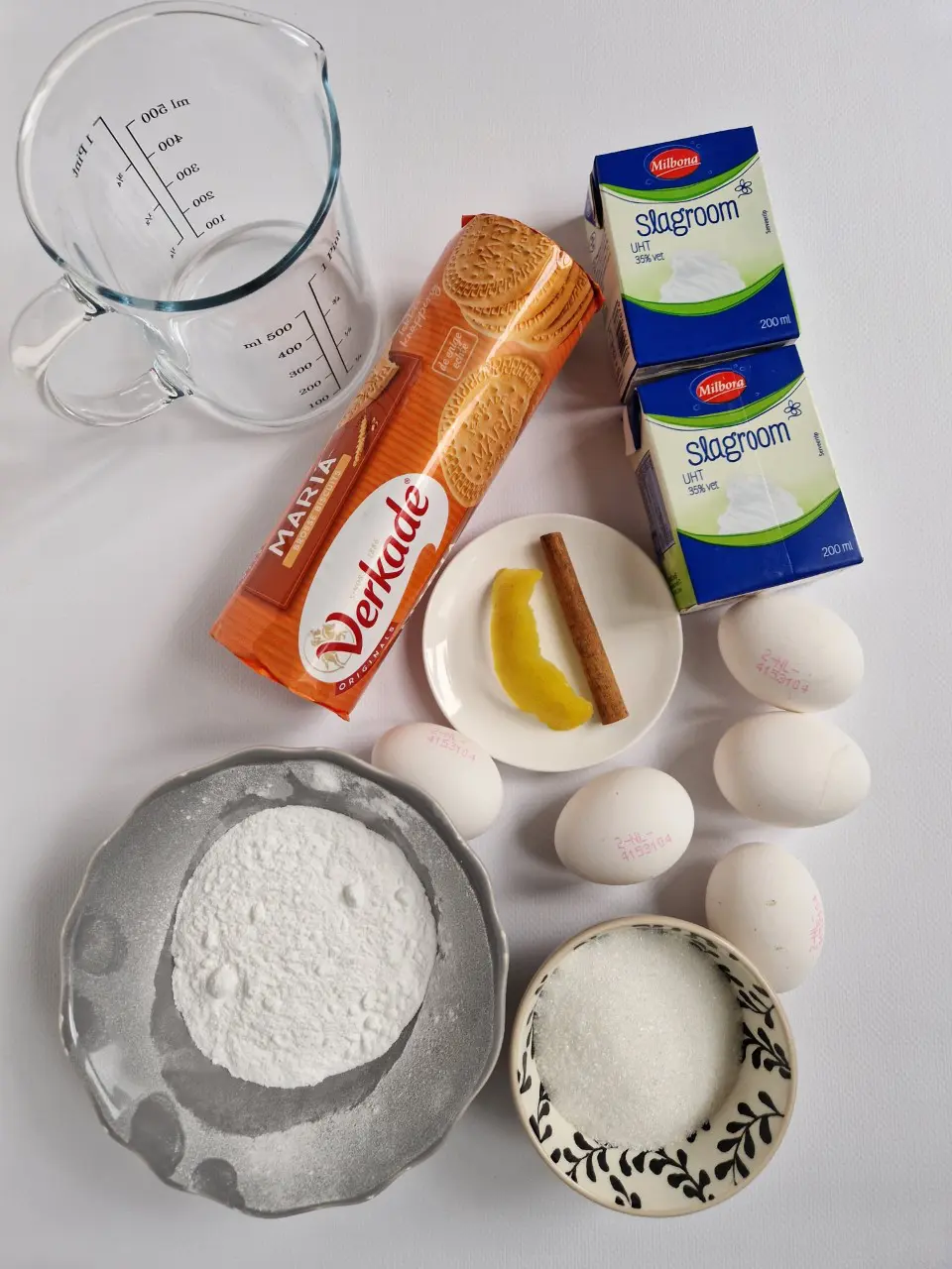 Ingrediënten voor 8 personen