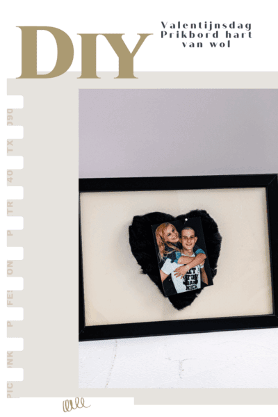 Valentijnsdag Diy: Prikbord hart van wol - Seizoenen Blog