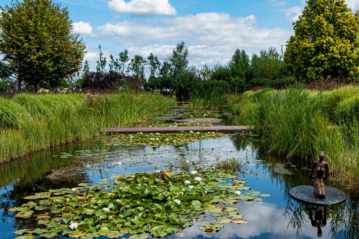 Mijn ideale tuin is een die sowieso aan een leuk riviertje of meertje zit