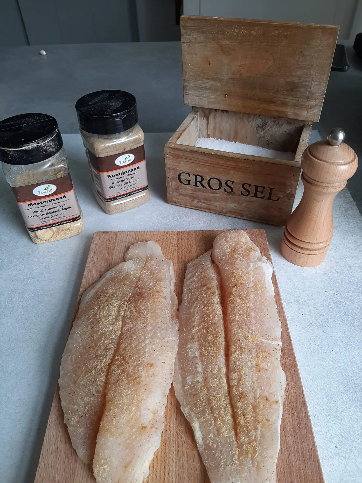 Ingrediënten groenteschotel uit de oven met pangasiusfilet voor 2 personen