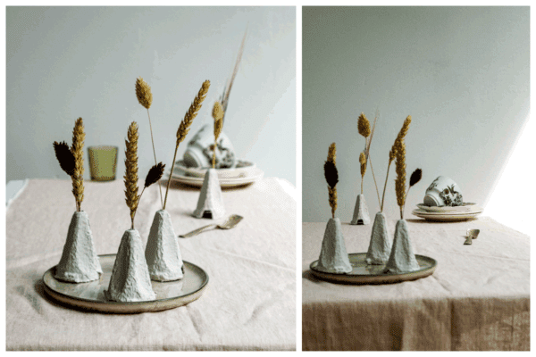 Gedroogde bloemen DIY voor op tafel