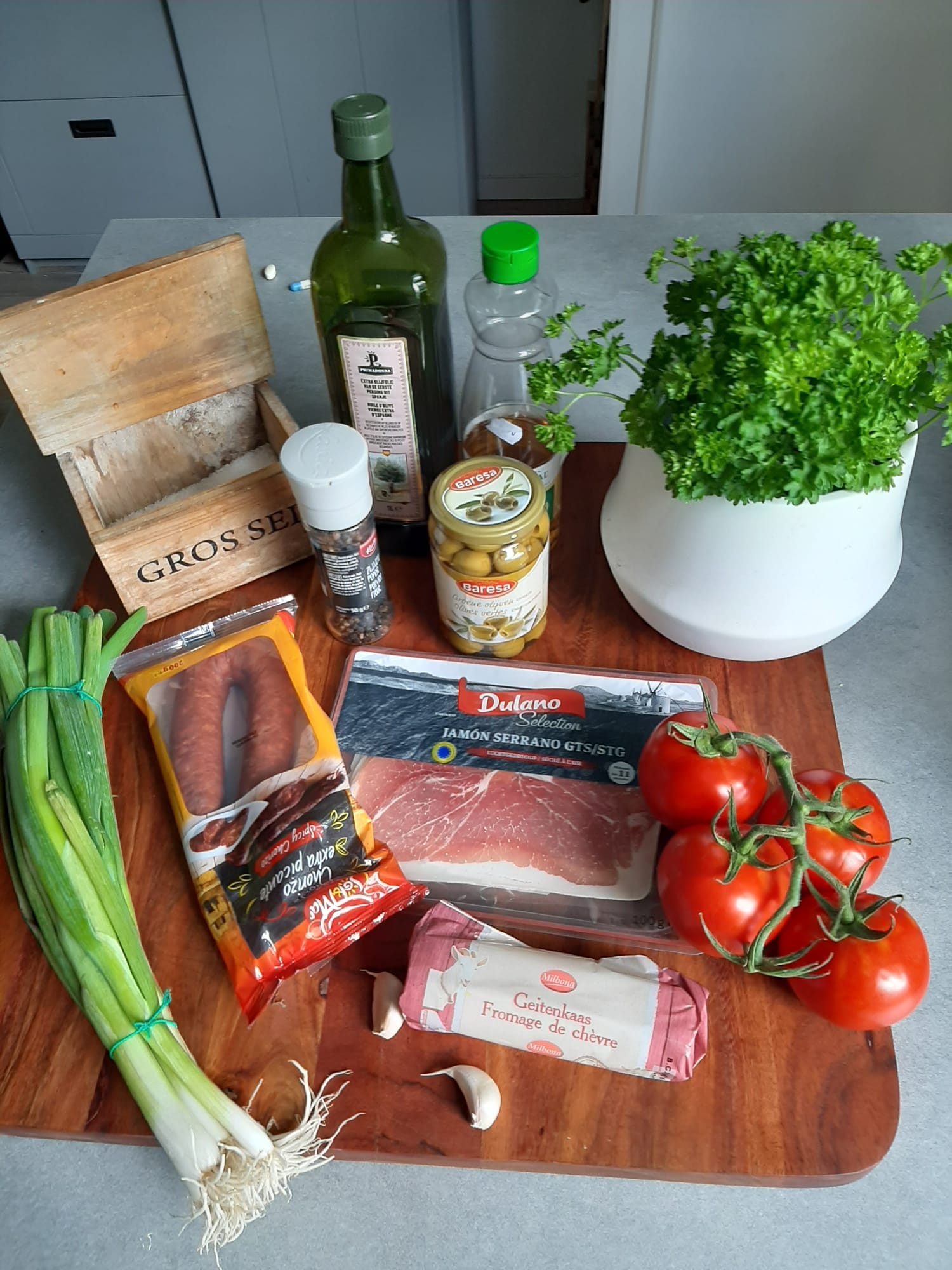 Ingrediënten voor 2 personen Salade Andalusië