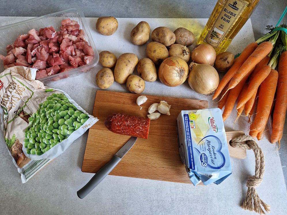 Ingrediënten voor 4 personen: Jardineira, Portugees recept