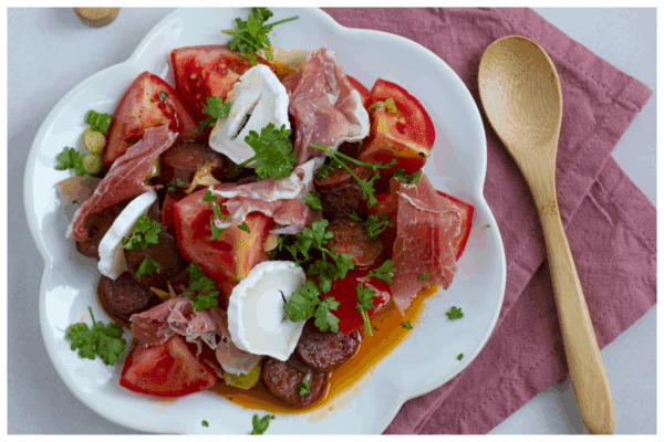 Salade Andalusië met extra ingrediënten