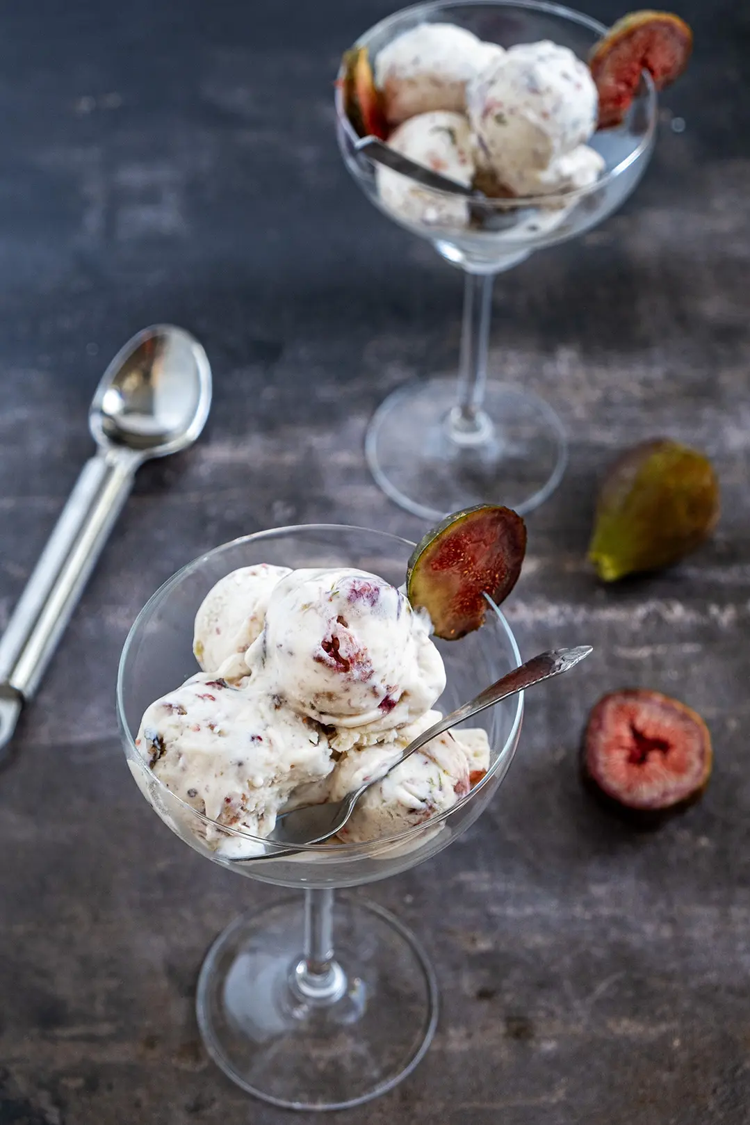 Vijgen ijs maken zonder ijsmachine