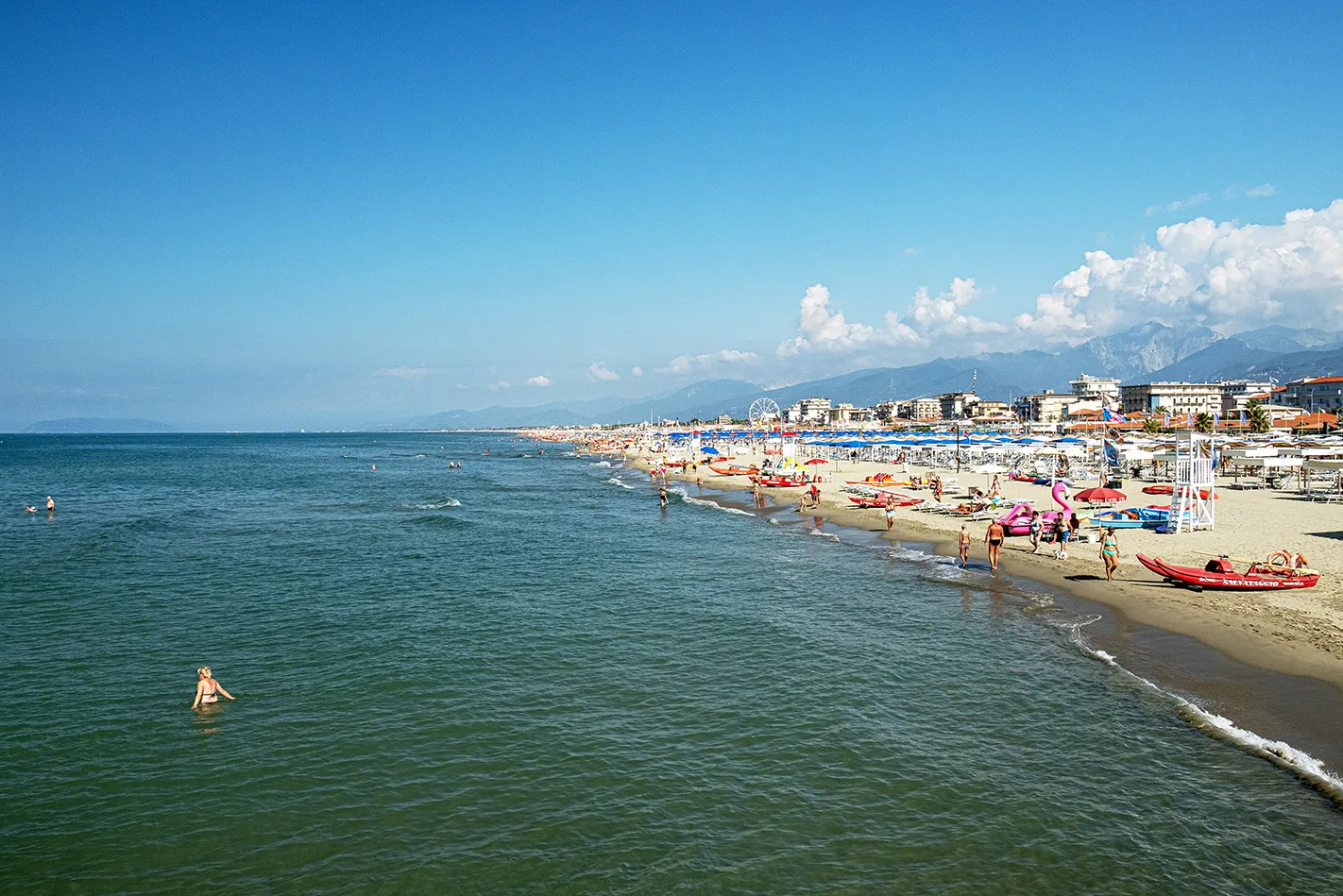 Viareggio, ideaal voor een strand- en doevakantie