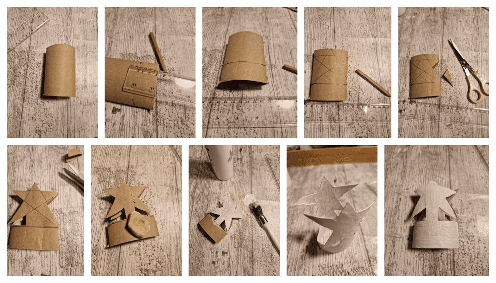 Instructies: Diy wc-rollen sterren