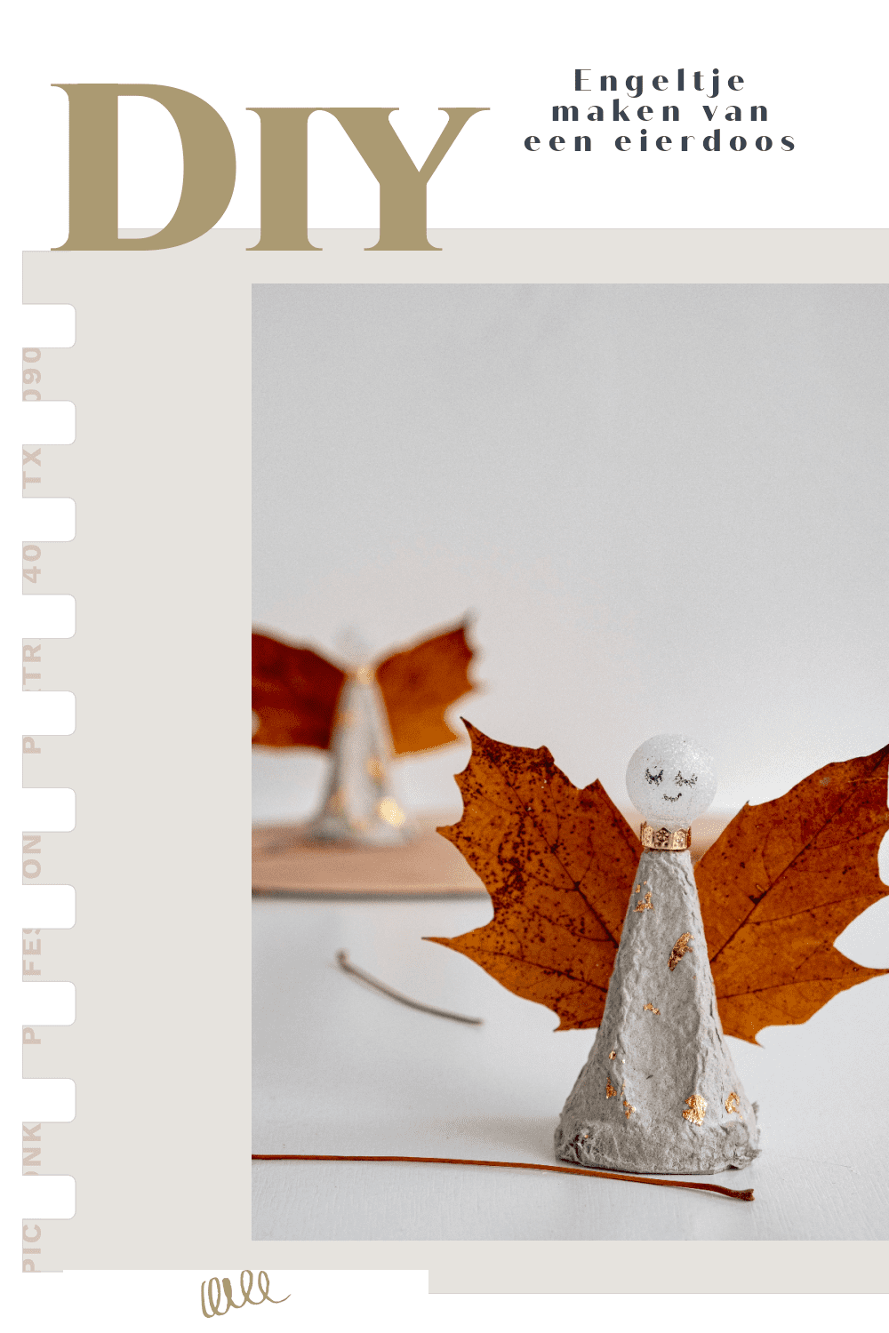 Instructies: Engeltje maken van een eierdoos