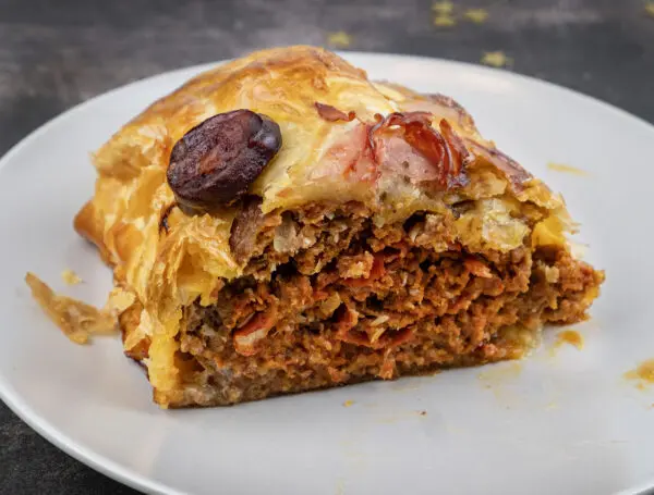 Luxe gehaktrol op Portugese wijze