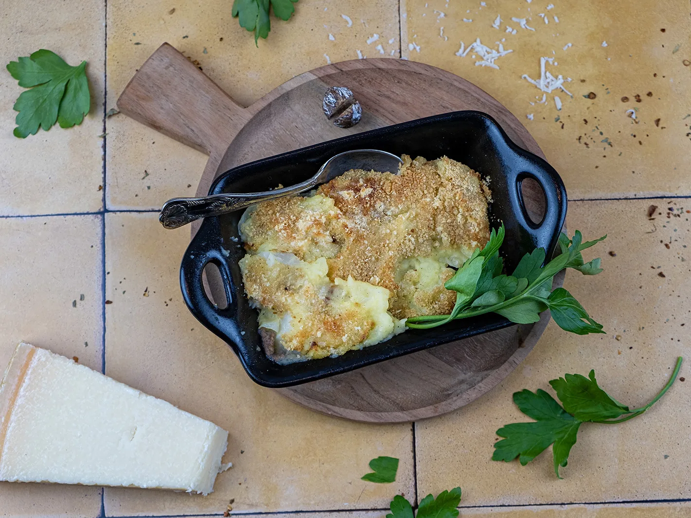 Ovenschotel met spitskool en gehakt