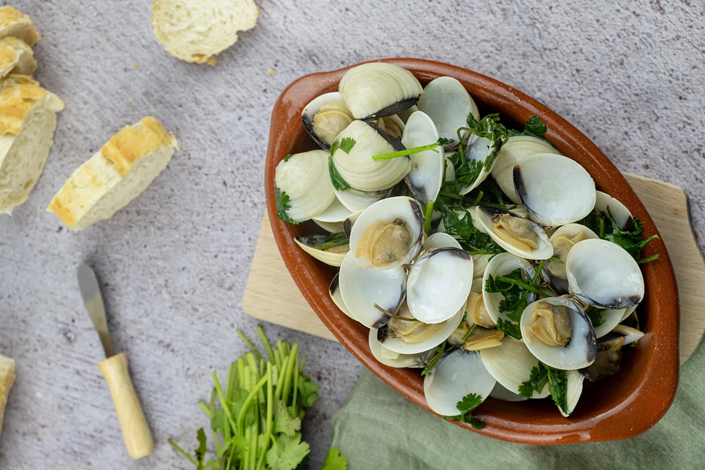 Recept Amêijoas á Bulhão Pato