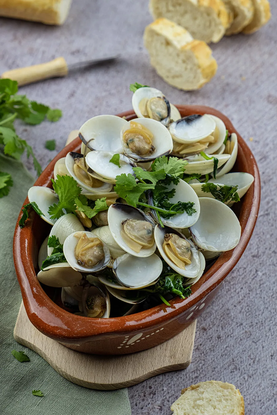 Recept Amêijoas á Bulhão Pato