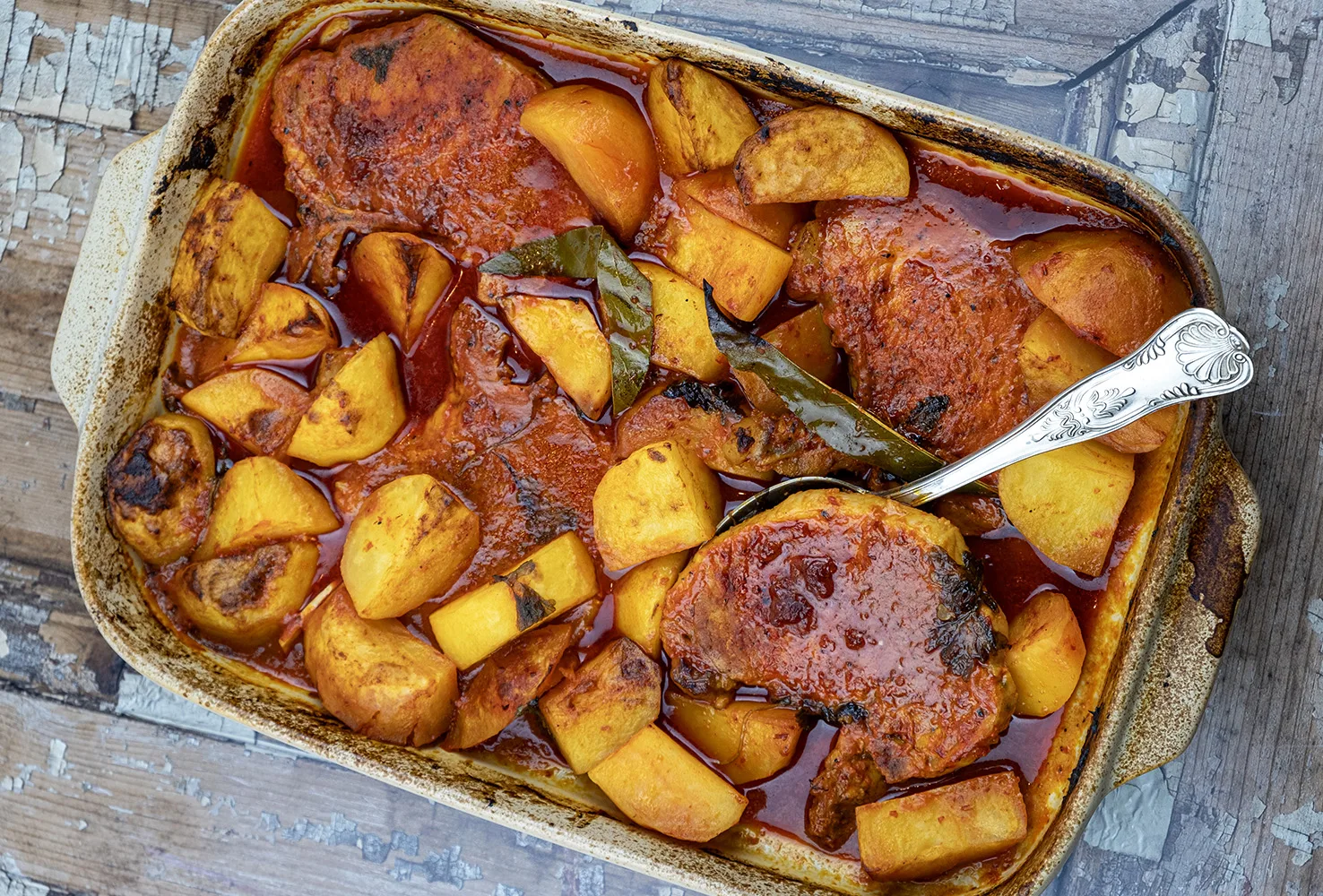 Ribkarbonades uit de oven