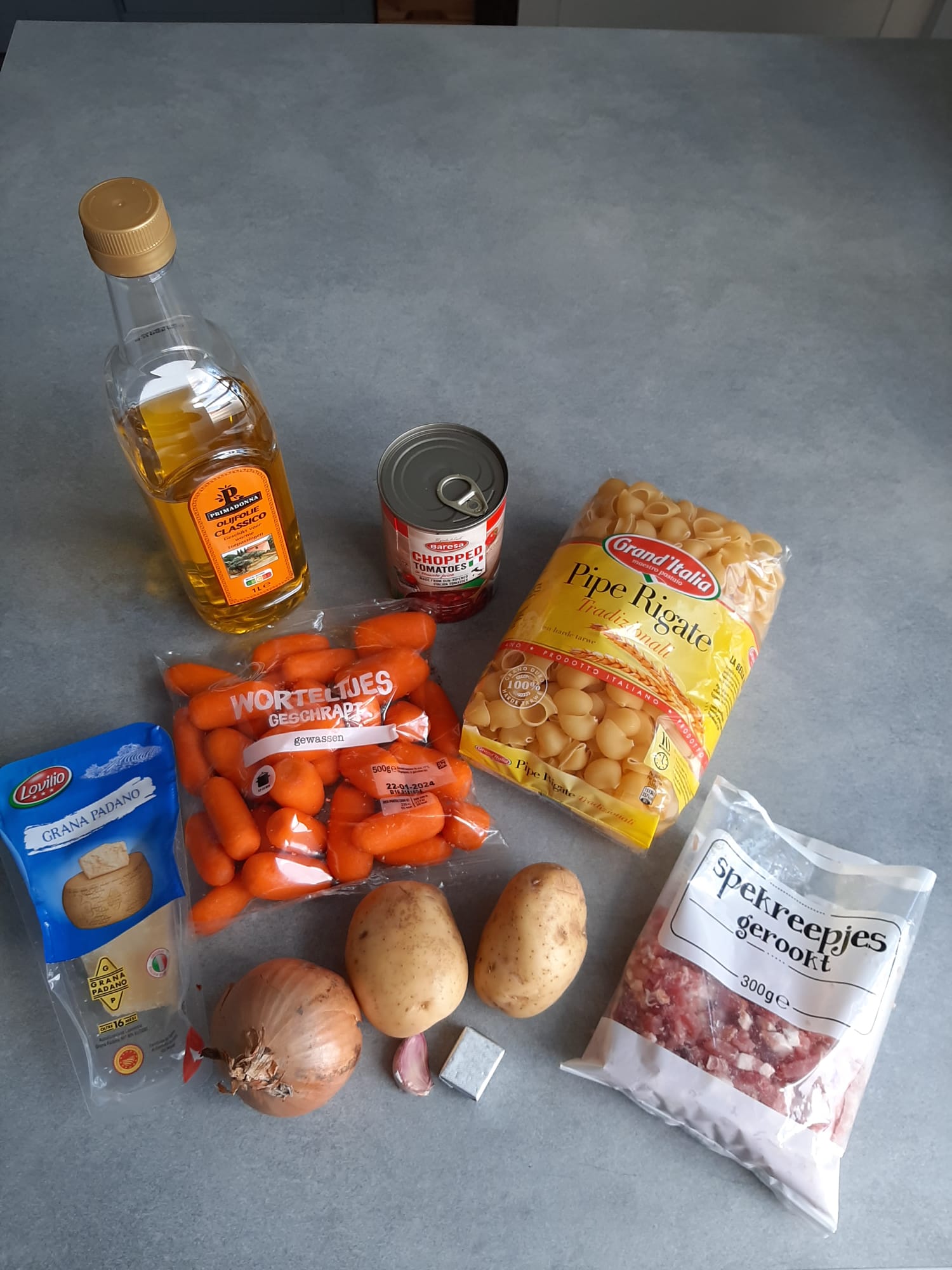 Ingrediënten voor 2 à 3 personen