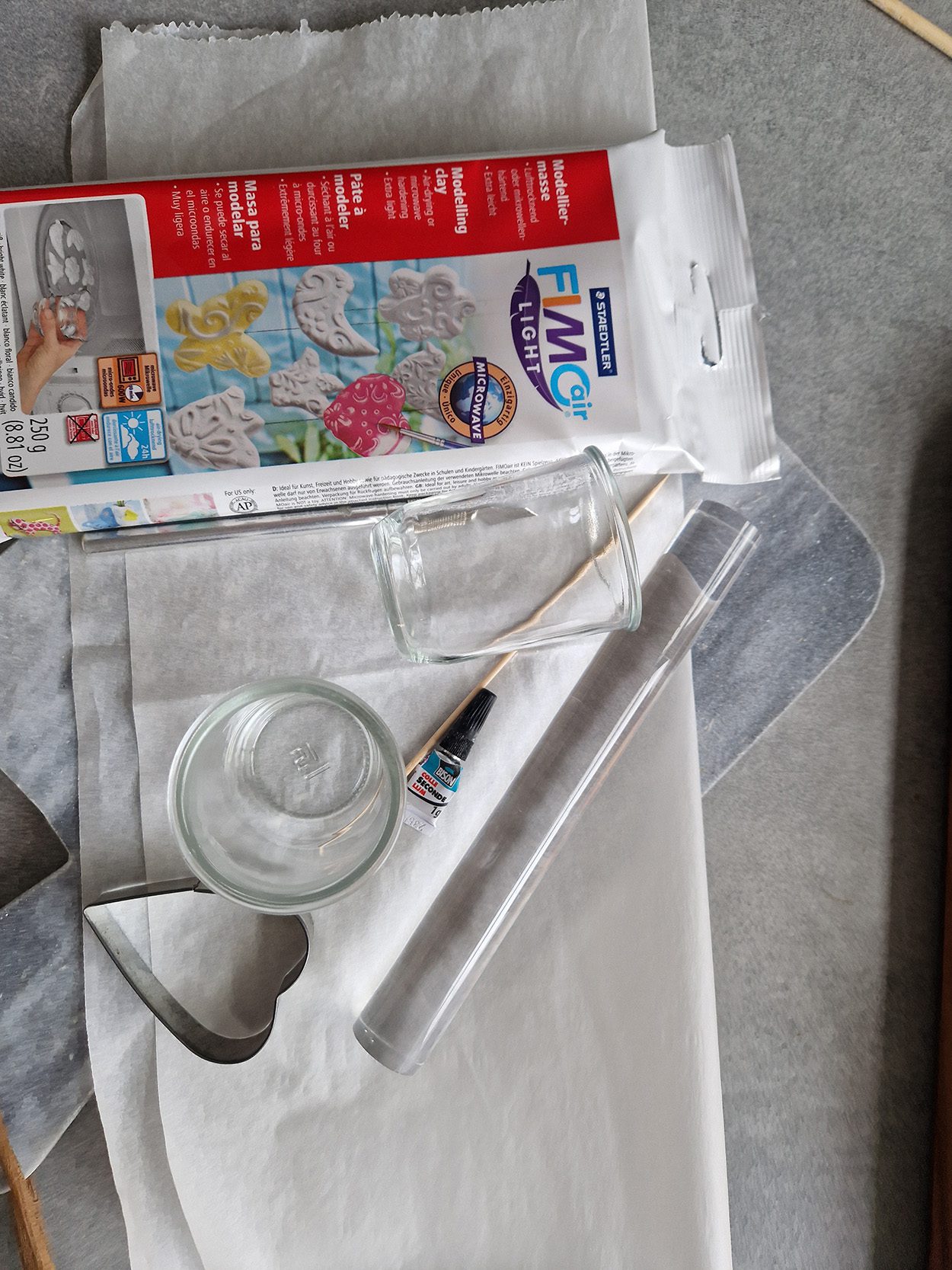 Benodigdheden: Theelicht hartje Diy