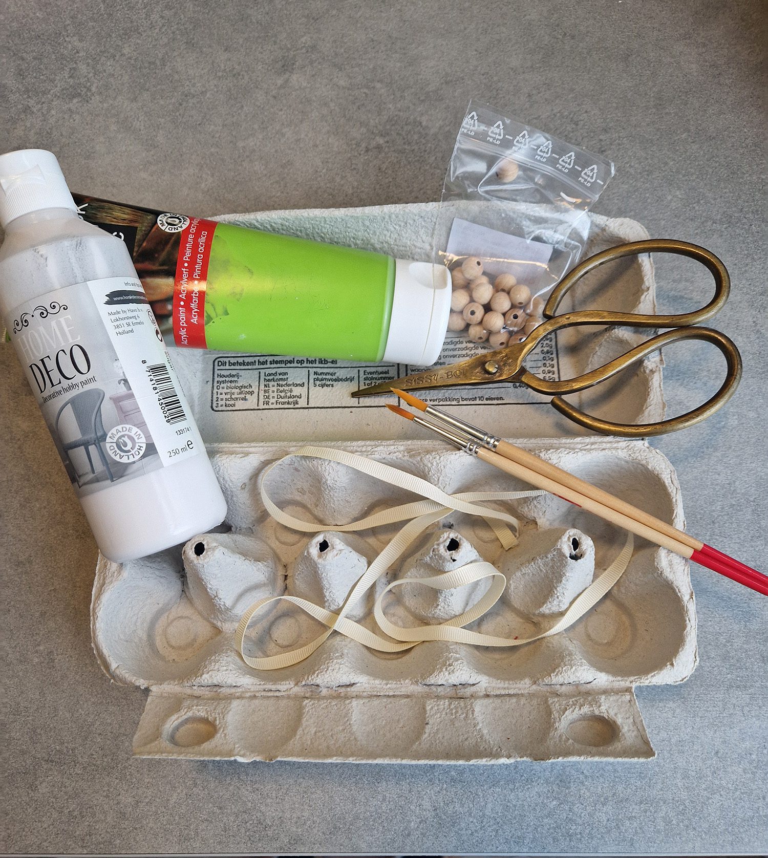 Benodigdheden, Lente Knutsel