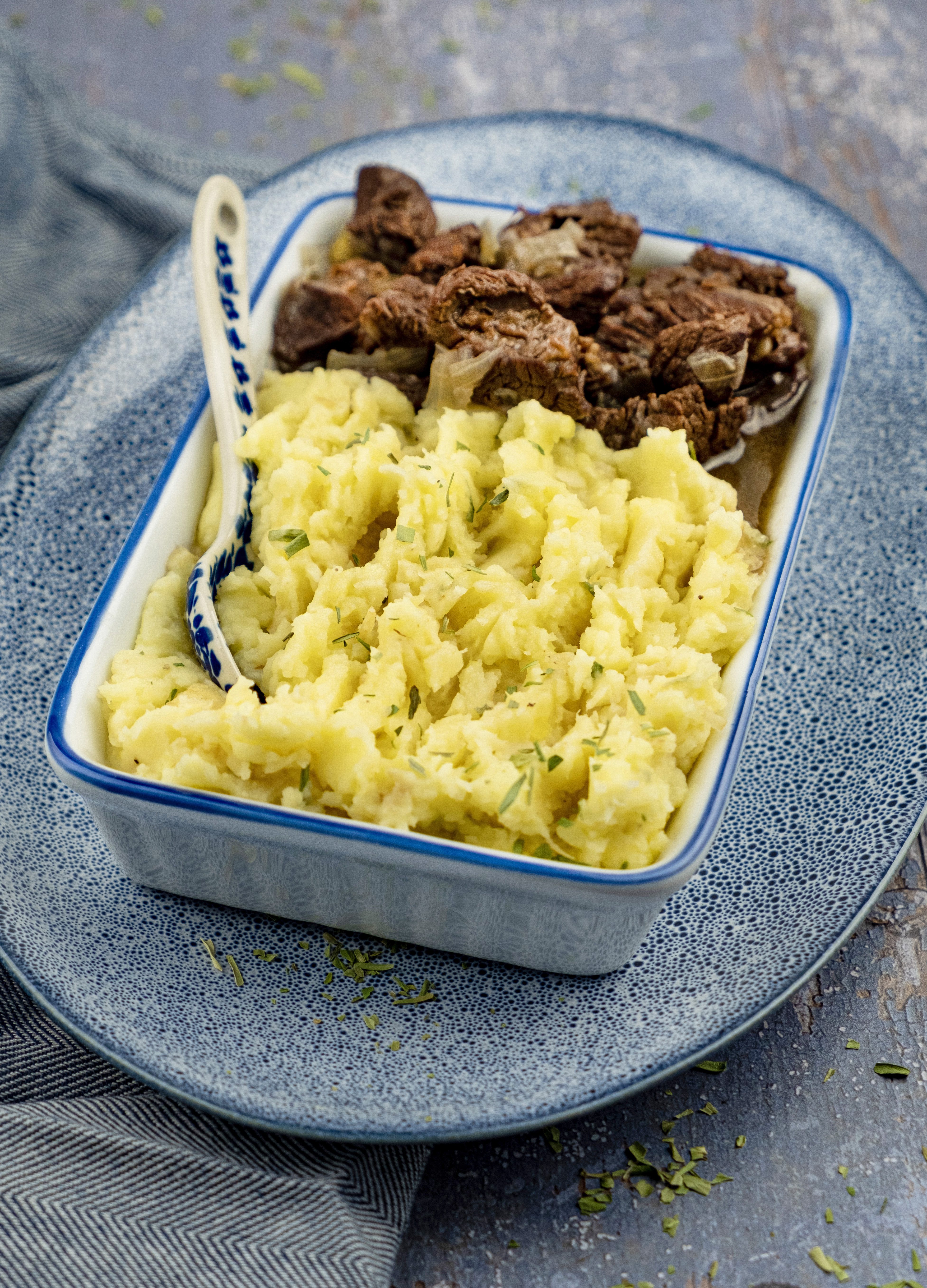 Hutspot van pastinaak met stoofvlees