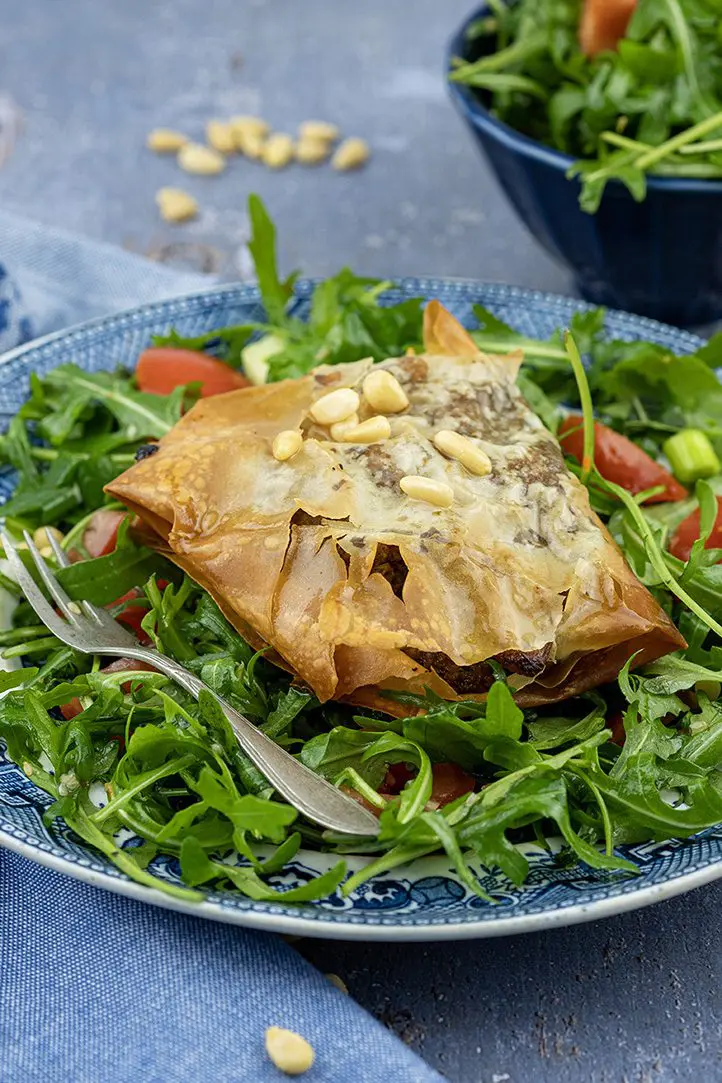 Marokkaanse pastilla pulled kip