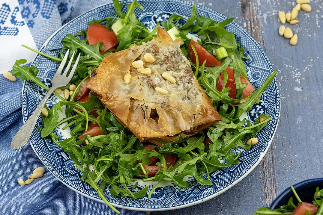 Marokkaanse pastilla pulled kip