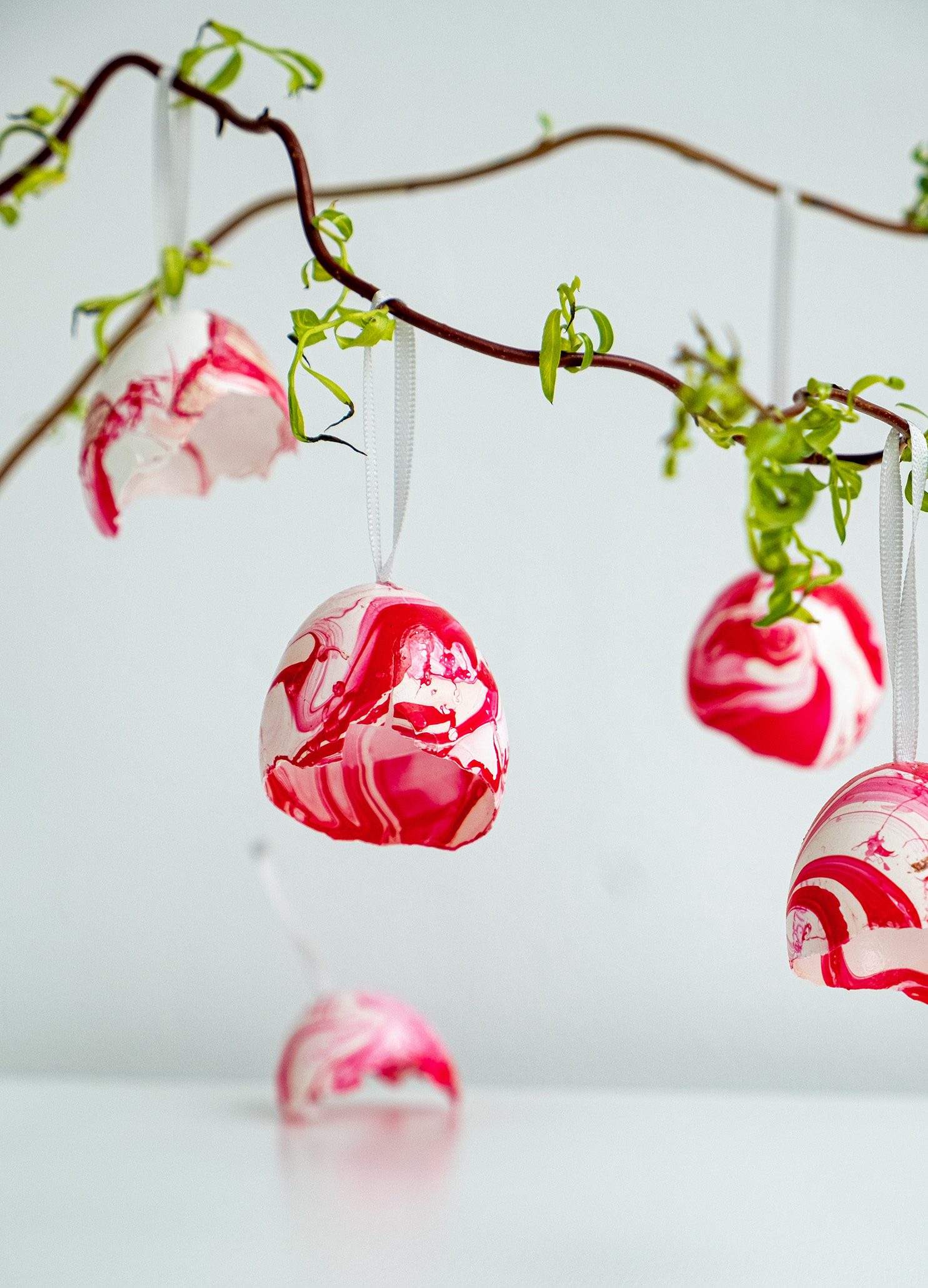 Paasdecoratie Diy: gemarmerde eieren