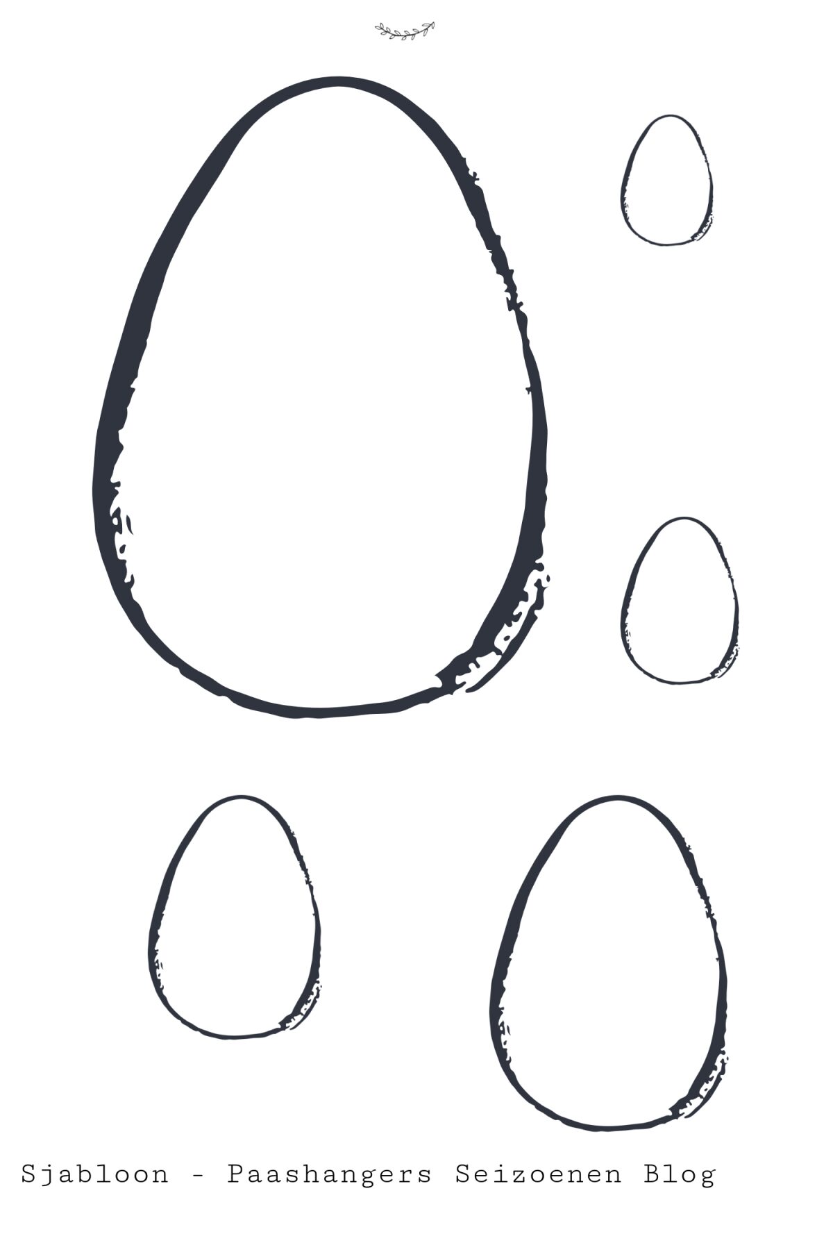 Sjabloon - Paashangers Seizoenen Blog