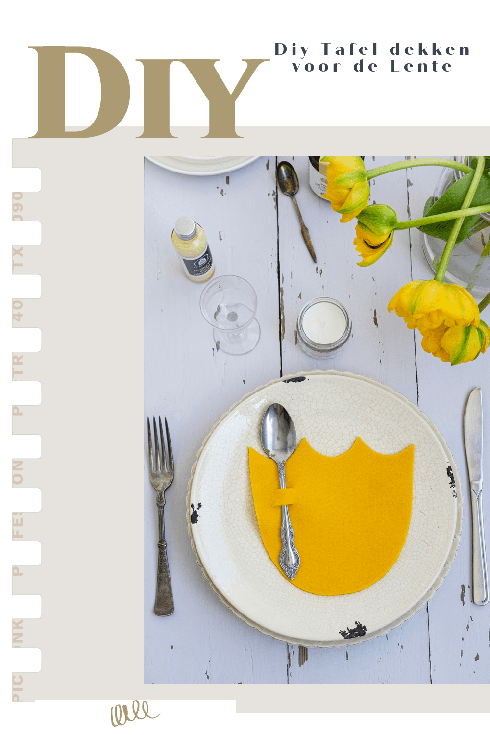 Diy Tafel dekken voor de Lente