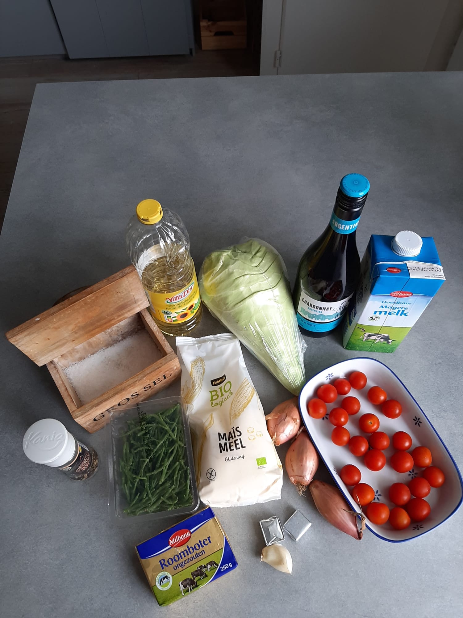 Ingrediënten voor 2 personen Gegrilde spitskool uit de oven