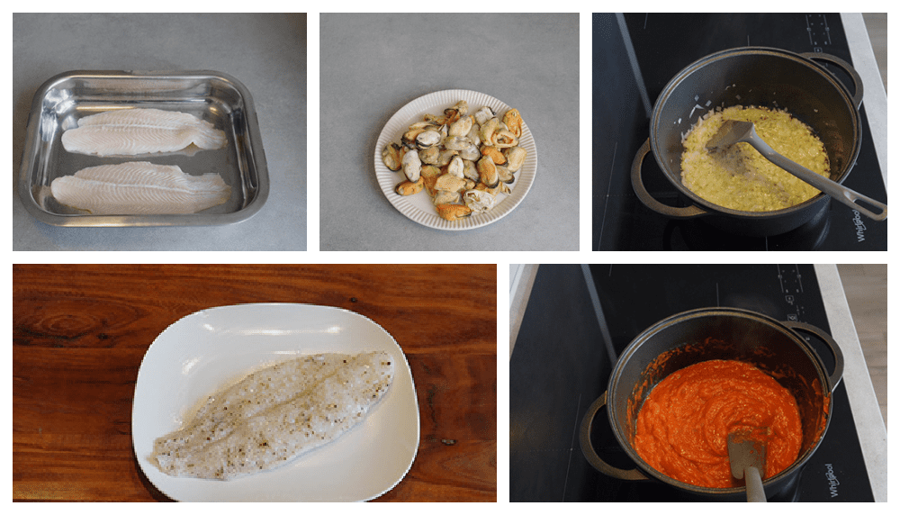 Zo maak je het: Pangafilet uit de oven met mosselsaus