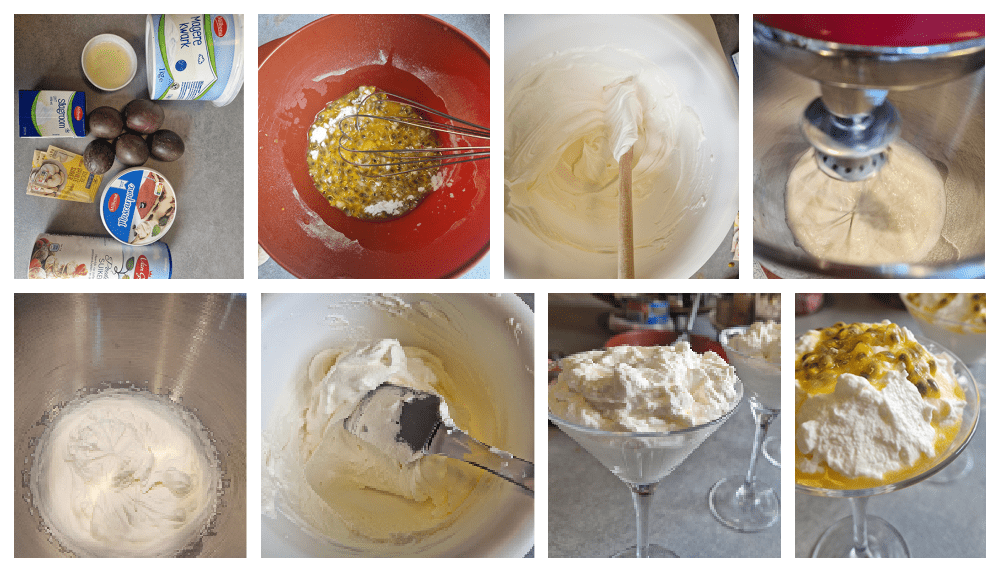 Zo maak je het: Passie dessert met passievrucht