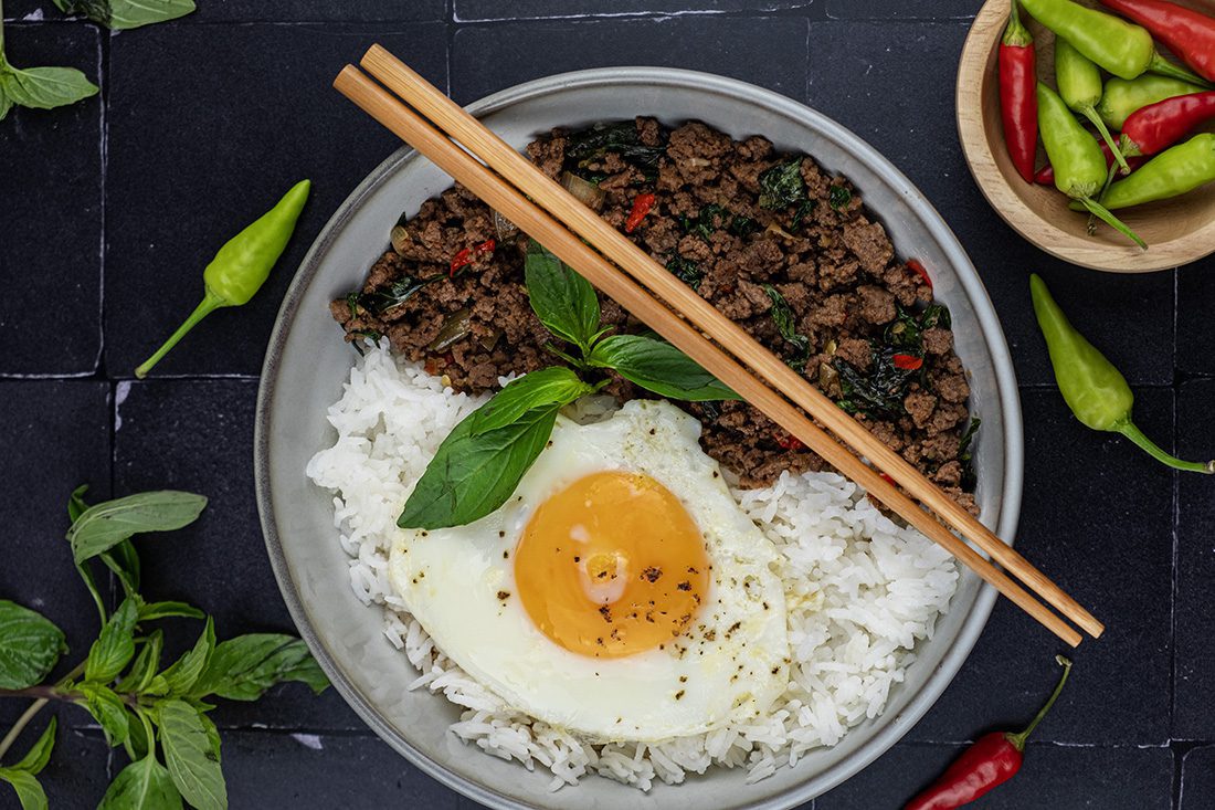 Pad krapow recept: Thais gerecht