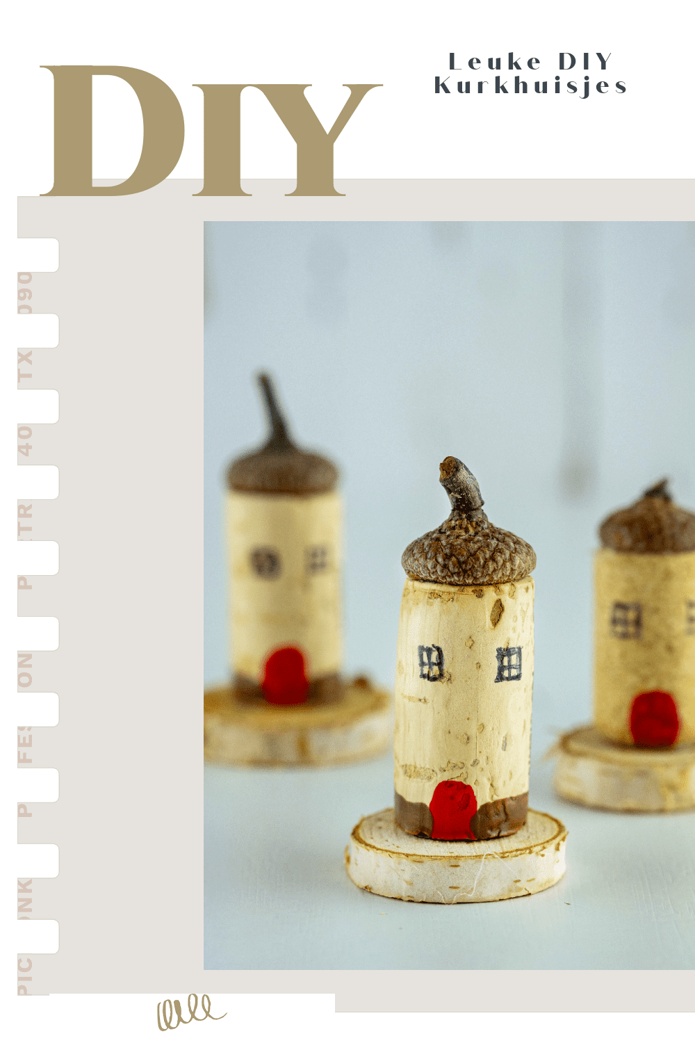 Leuke DIY Kurkhuisjes