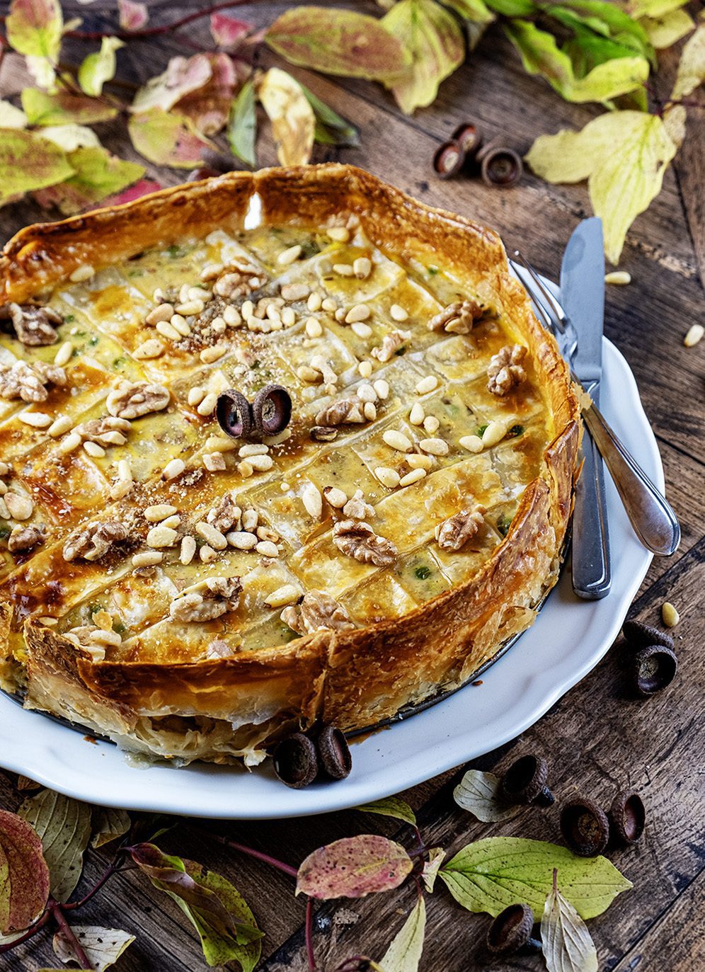 Herfstquiche met Kalfsragout en Erwtjes