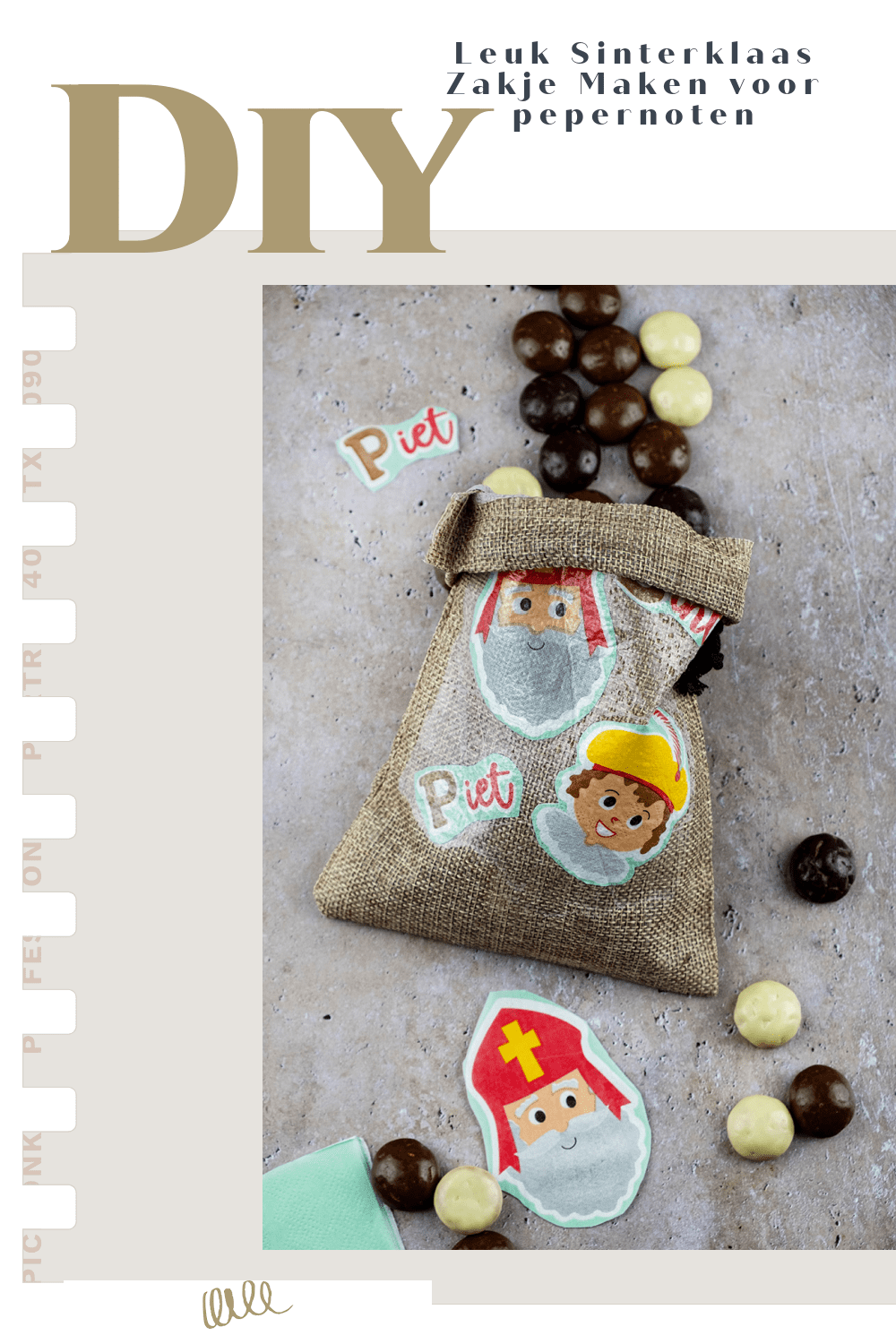 Leuk Sinterklaas Zakje Maken voor pepernoten