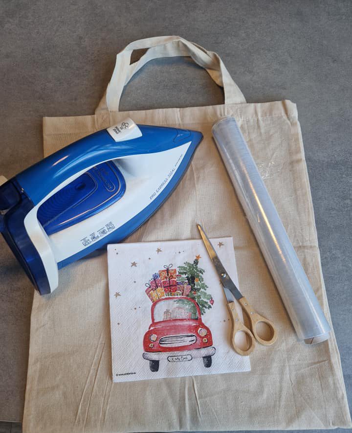 Benodigdheden: Diy tas voor Kerst