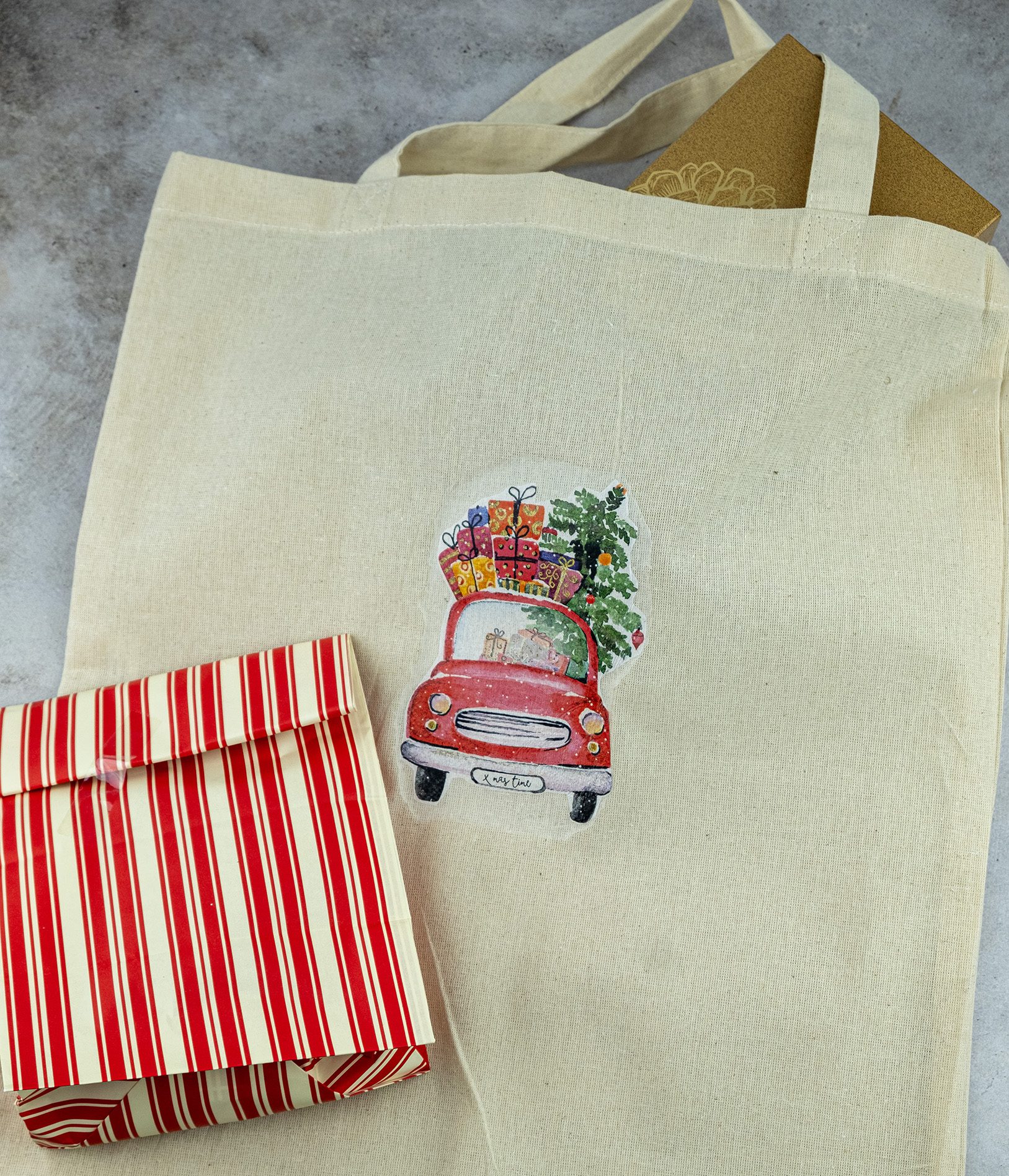 Diy tas voor Kerst