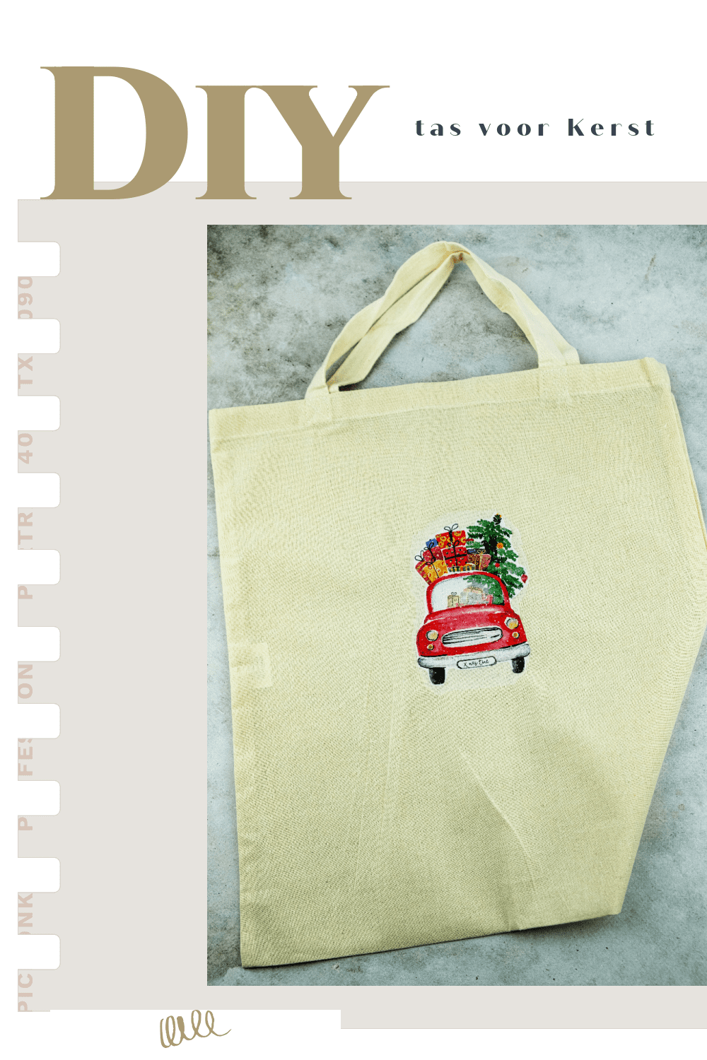  Diy tas voor Kerst