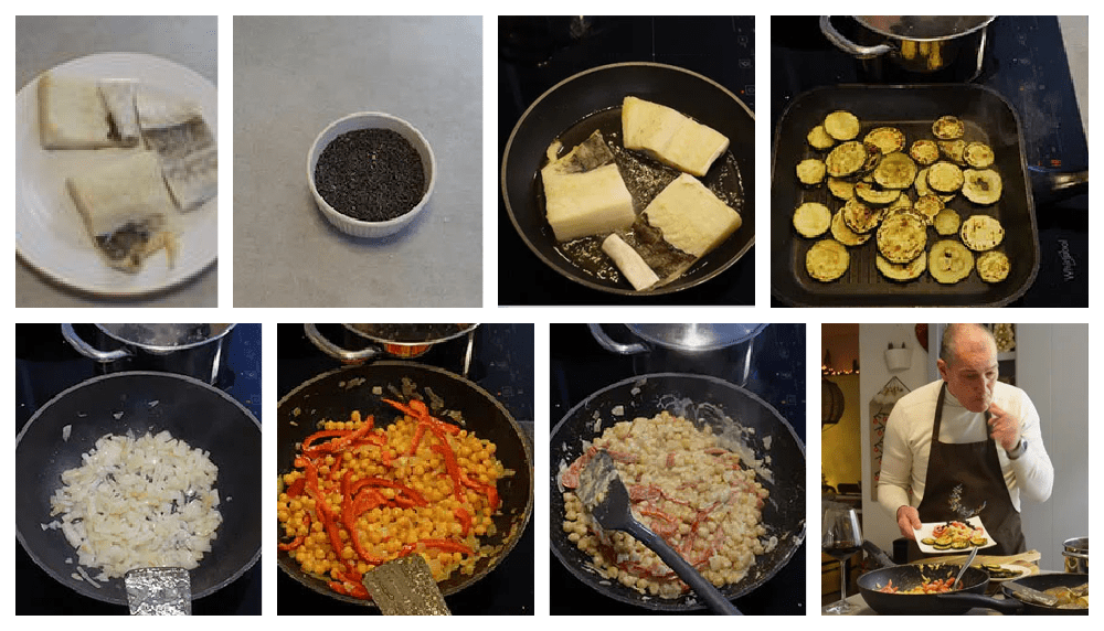 Aan de slag: Bacalhau met zwarte rijst en kokosmelk