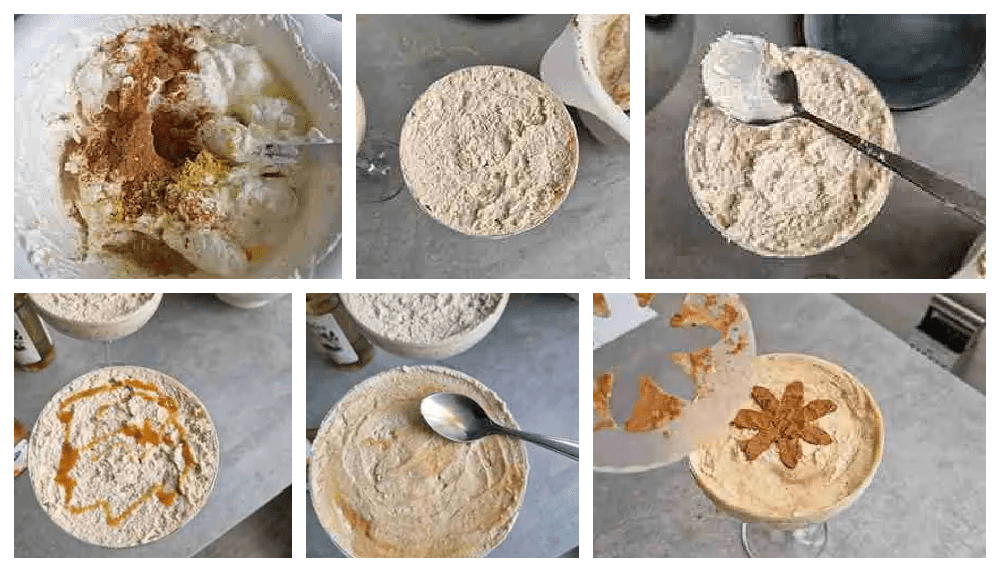 Aan de slag, Toetje met kaneelroom mascarpone