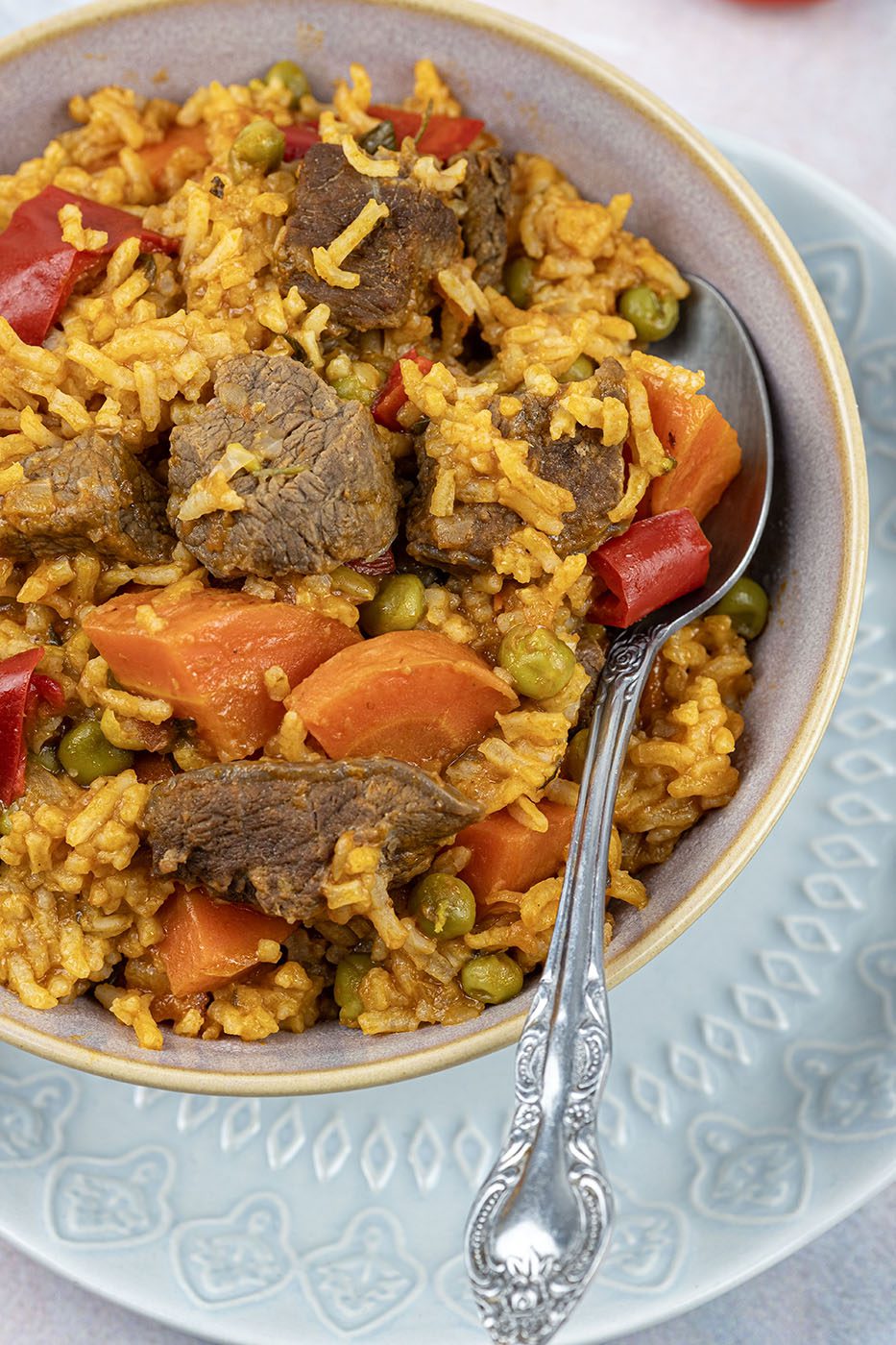 Arroz de vitela of carne bovina Portugees gerecht