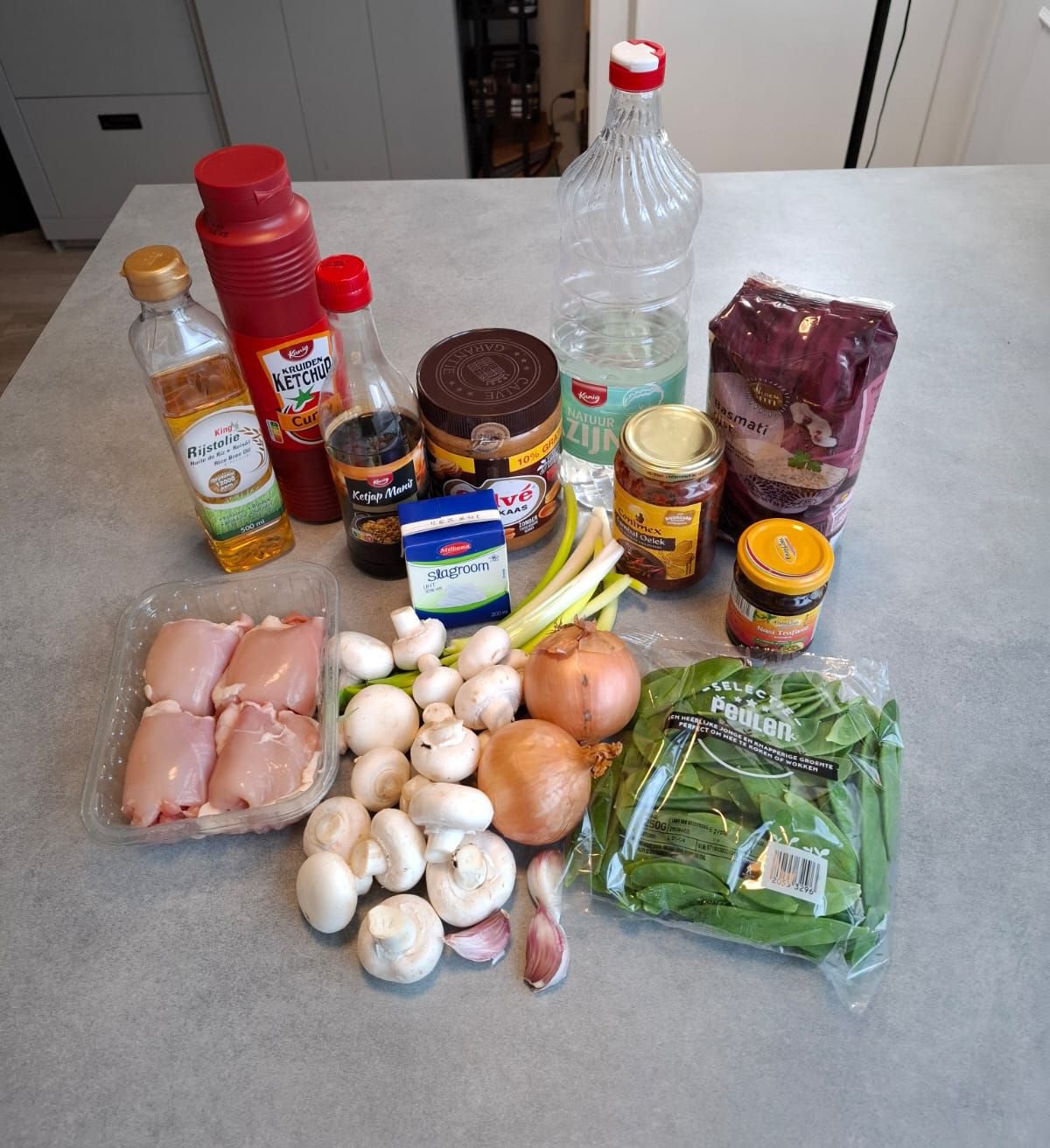 Ingrediënten voor 2 a 3 personen