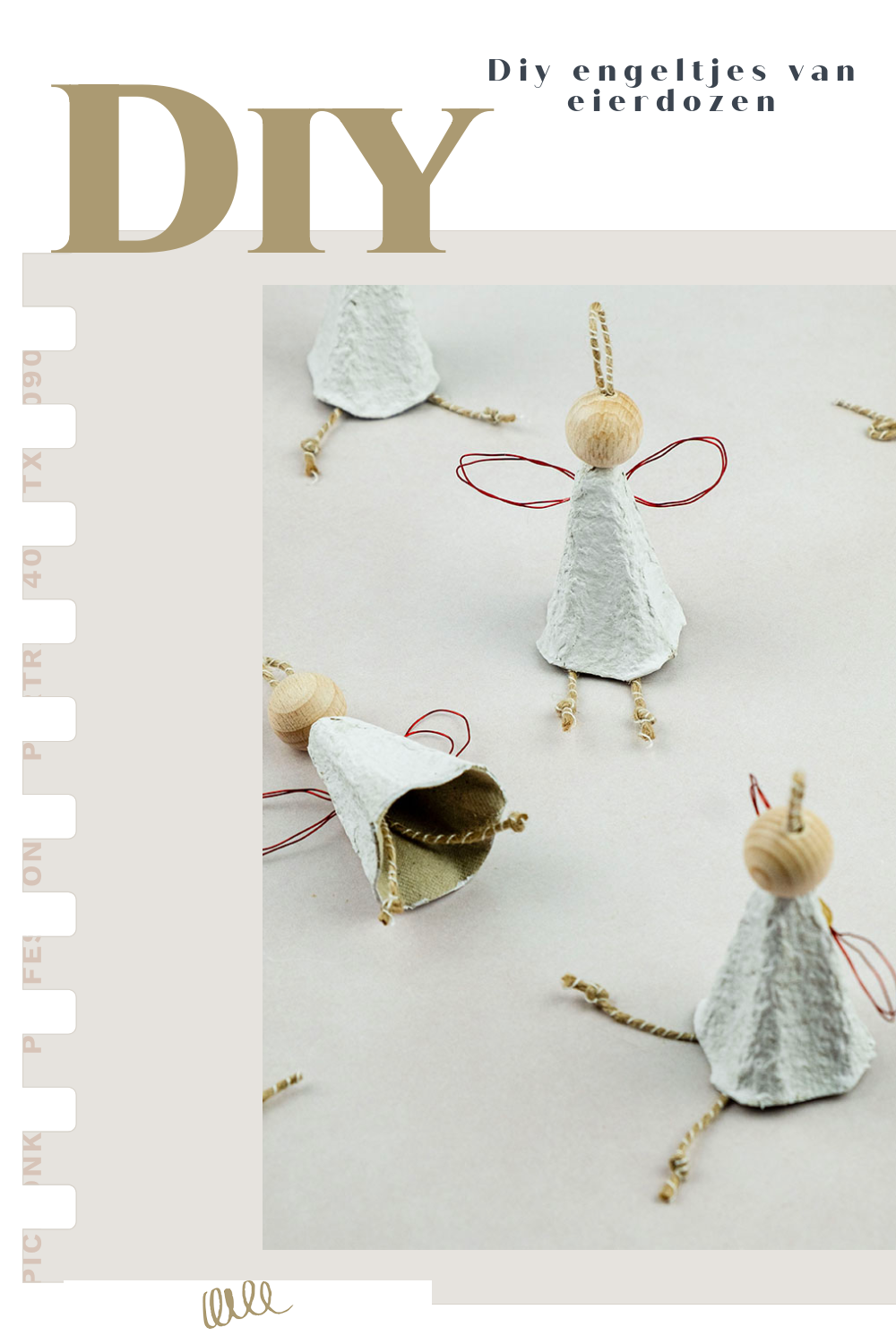 Instructies: Diy engeltjes van eierdozen