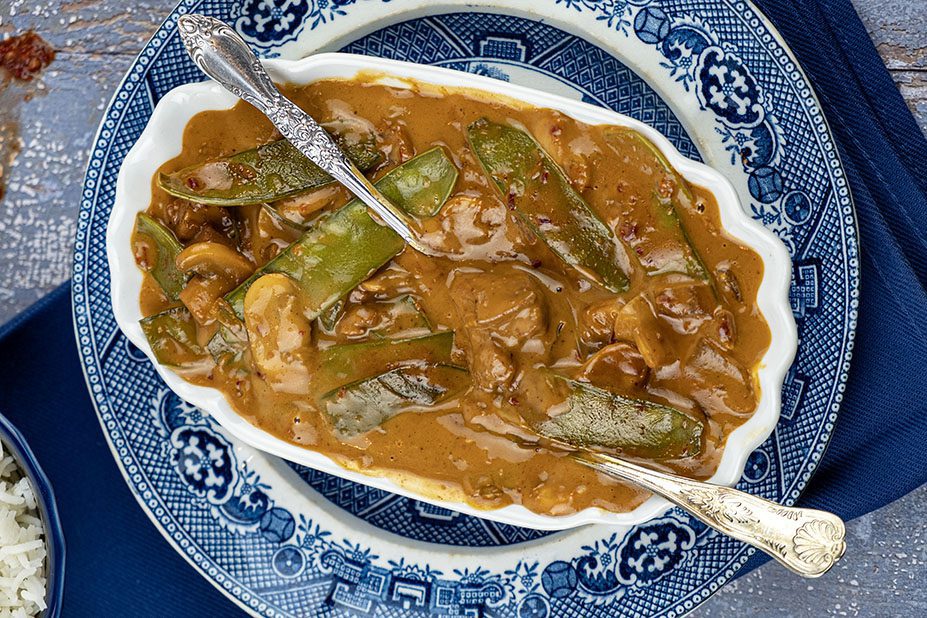 Limburgs duivelsvlees met kippendijen