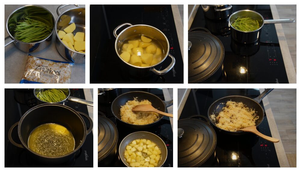 Aan de slag: Zuurkoolstamppot met haricots verts